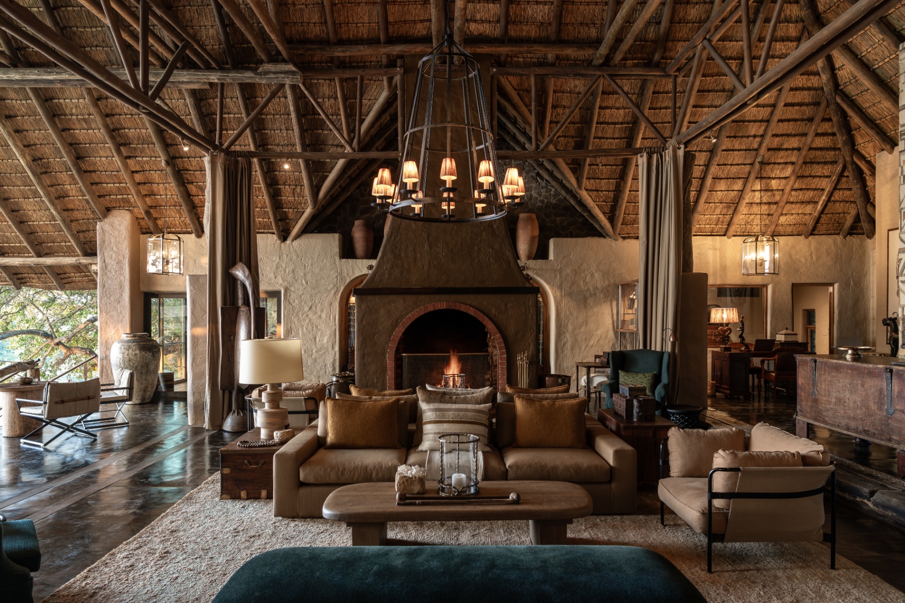 Main Lounge & Fireplace