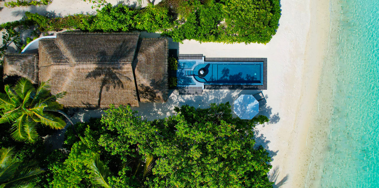 Beach Pool Villa — Aerial