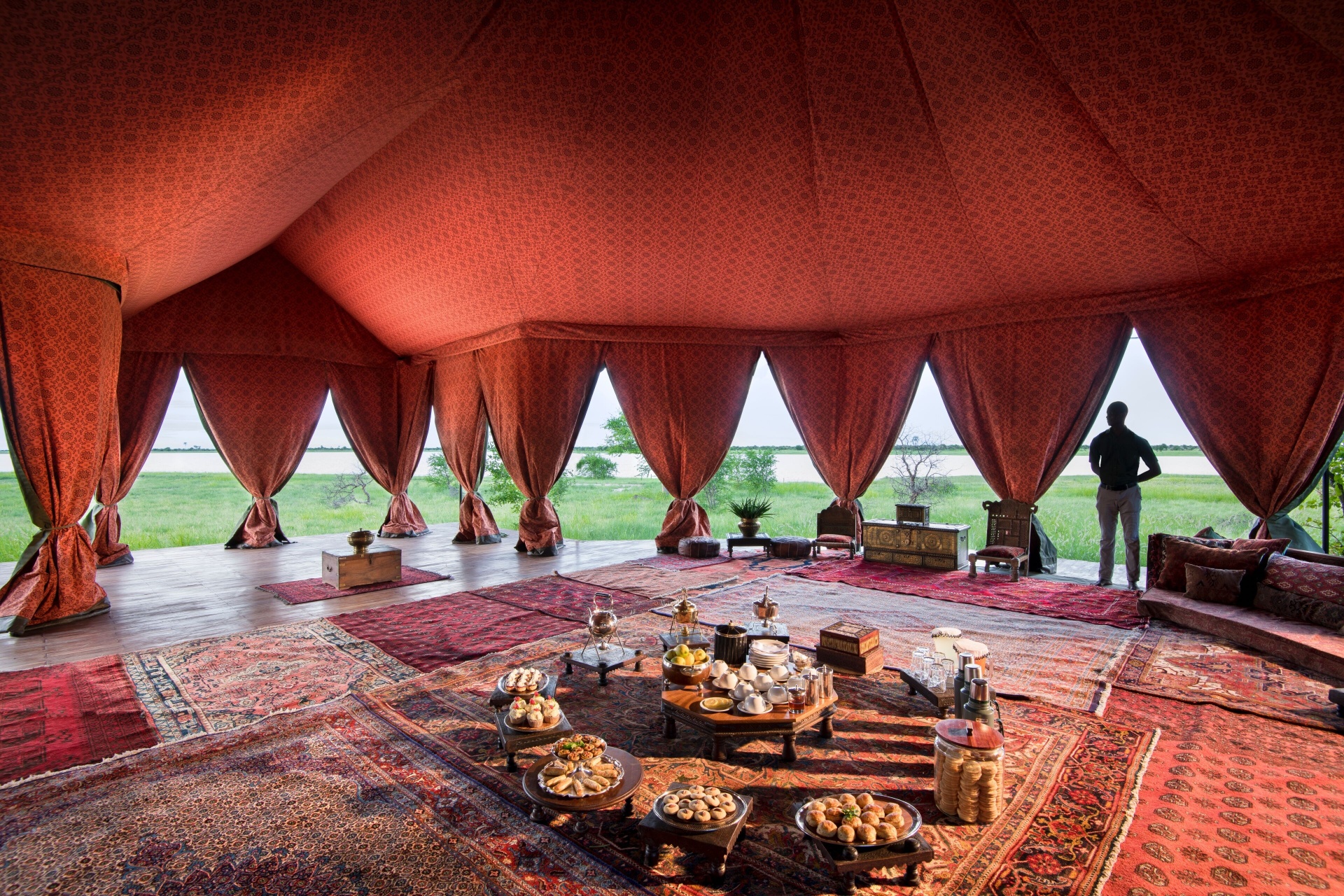 The Lobby & Mess Tent