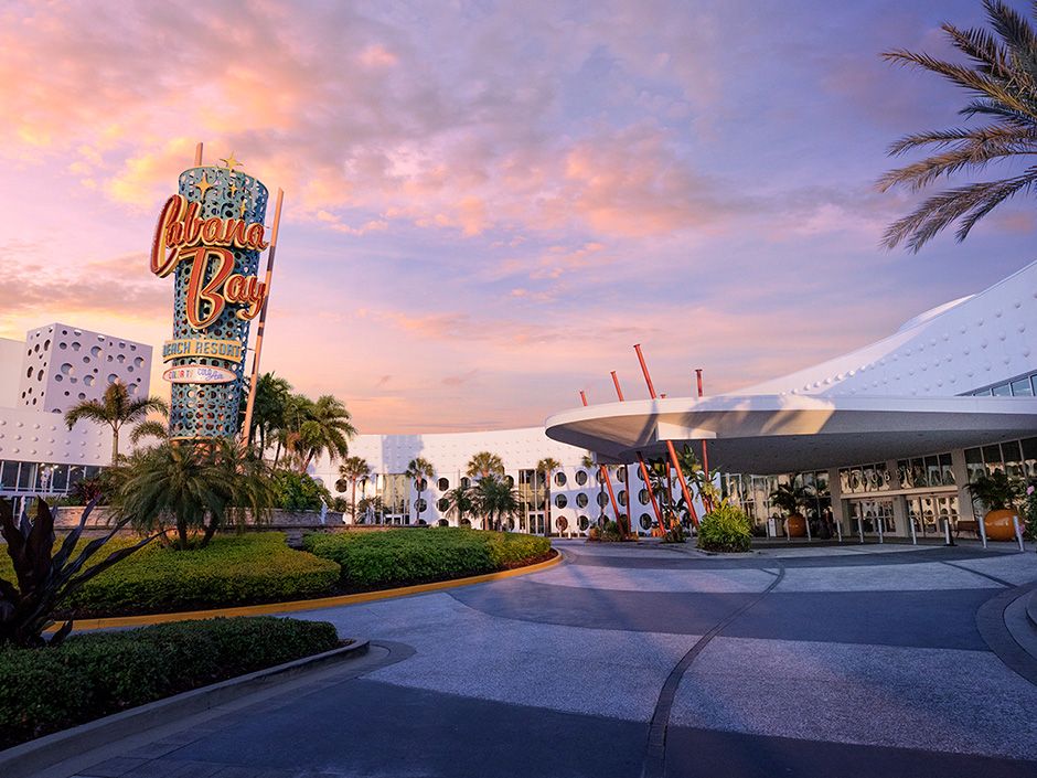 Universal's Cabana Bay Beach Resort luxury hotel