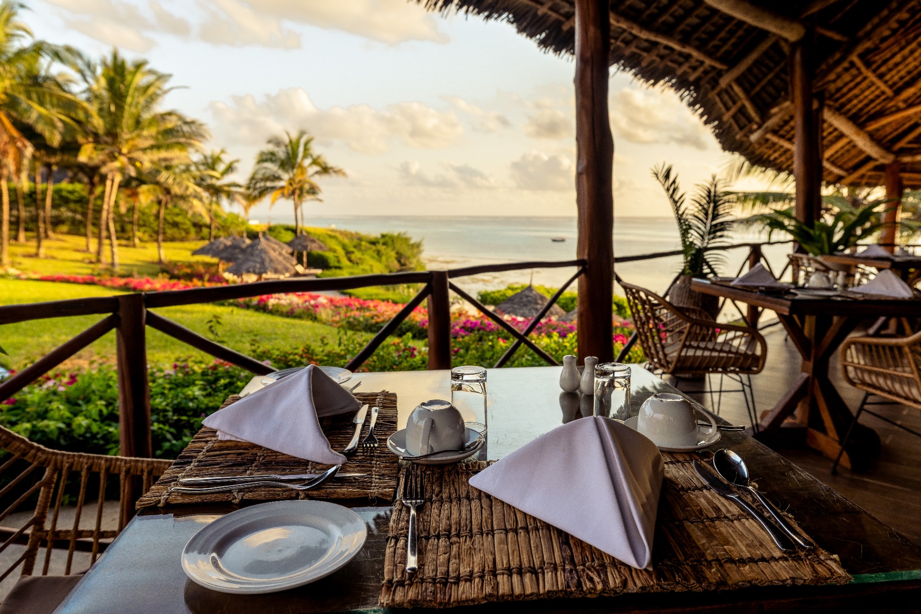 Zawadi Restaurant at Sunset