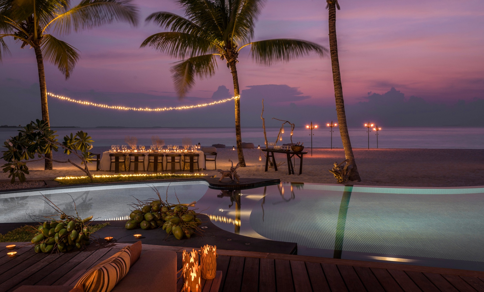 The Pool at Dusk