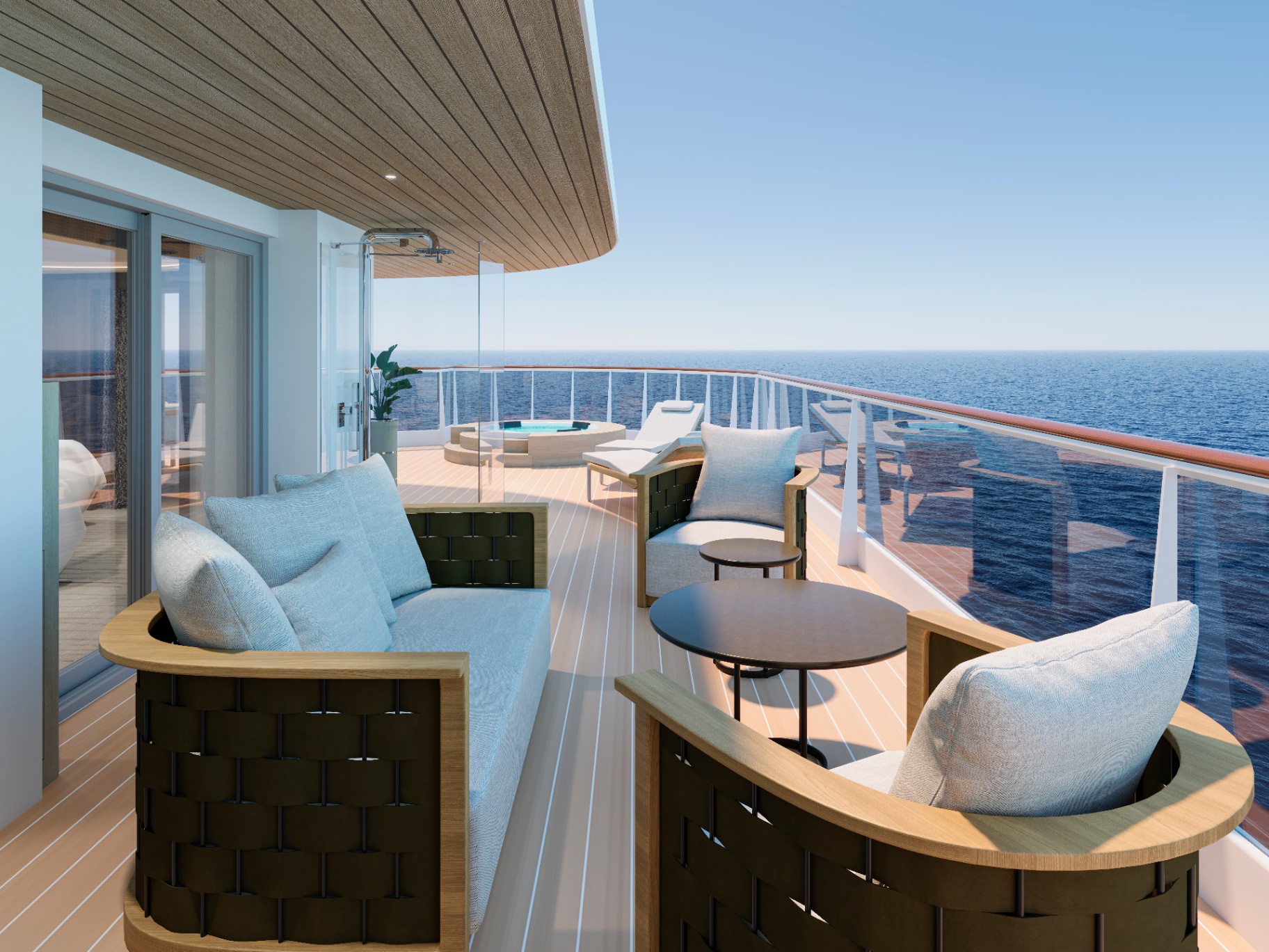 EXPLORA III — Ocean Terrace Suite — Private Terrace