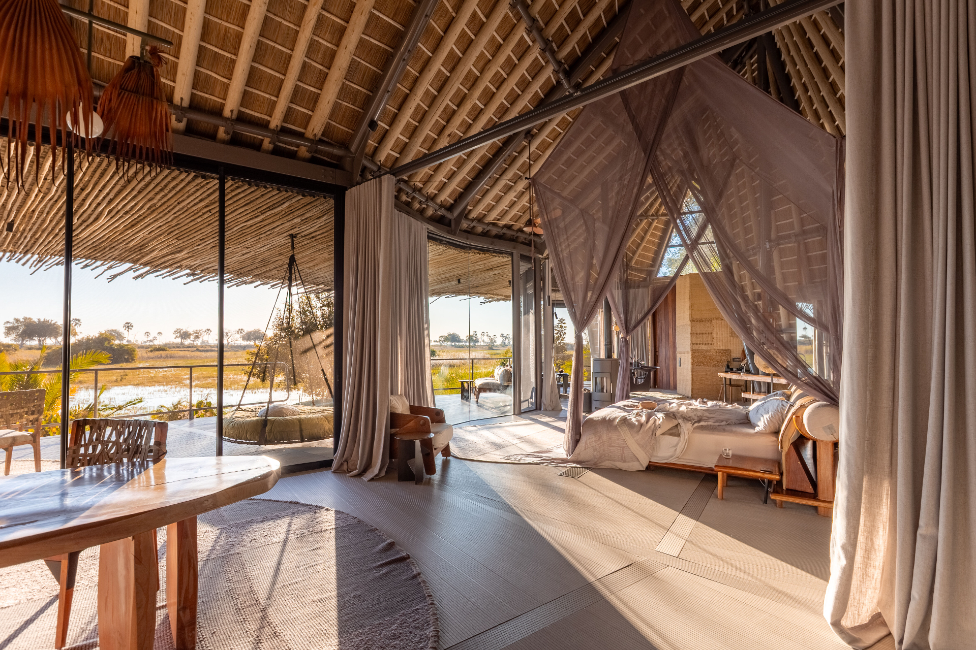Jao Camp — luxury safari lodge in Okavango Delta