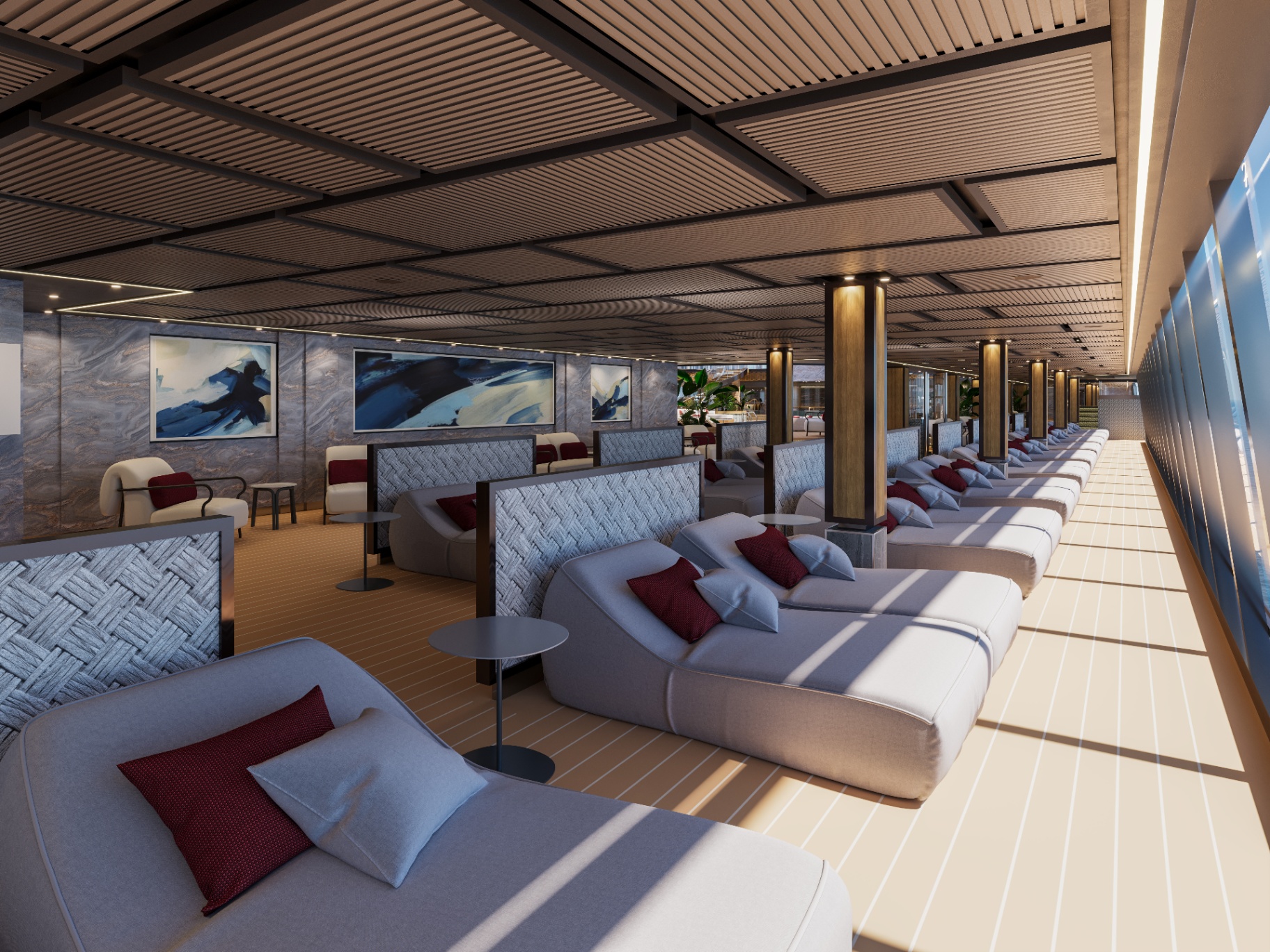 EXPLORA III — Pool Deck Loungers