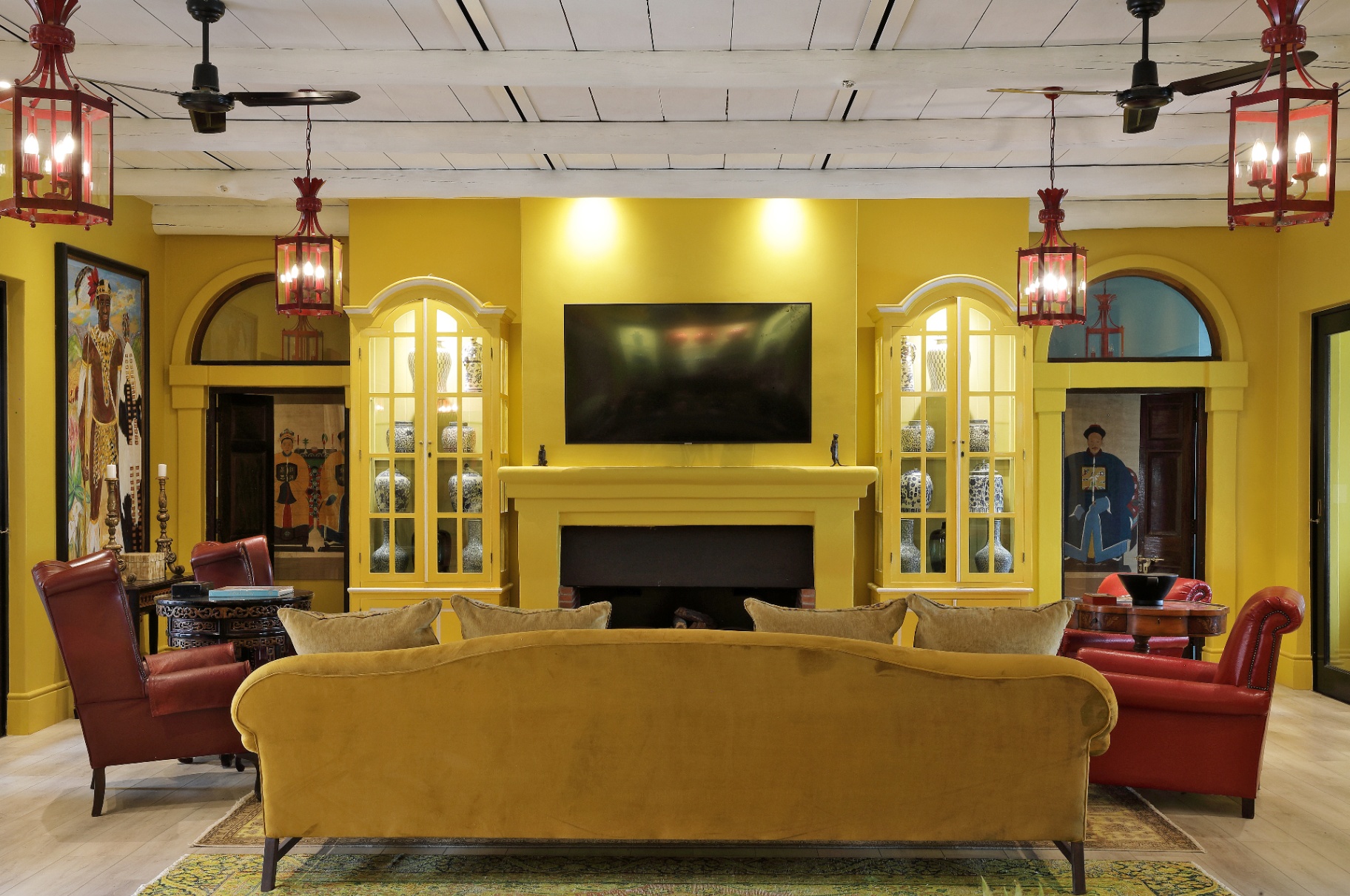 Africa House — Living Room
