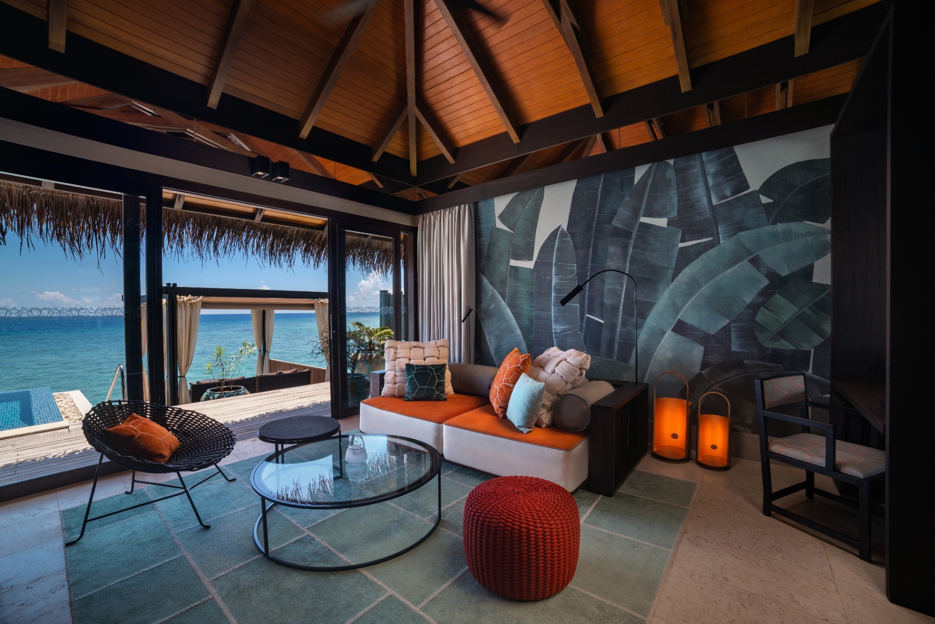 Sunrise Water Pool Villa — Living Room