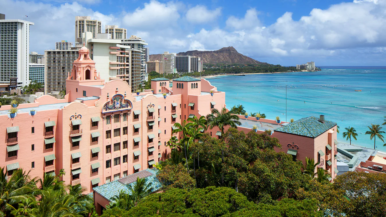 The Royal Hawaiian luxury hotel