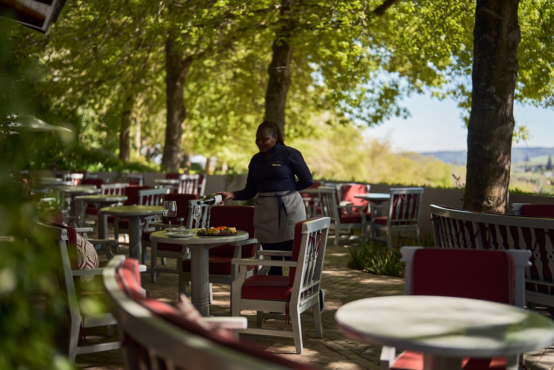 Delaire Graff Restaurant Terrace