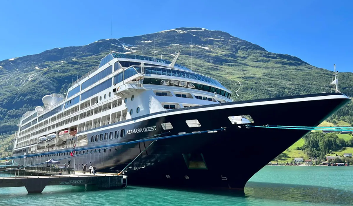 Azamara ship at sea