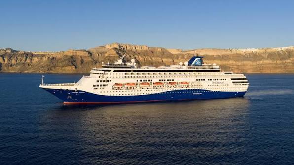 Celestyal Cruises ship at sea