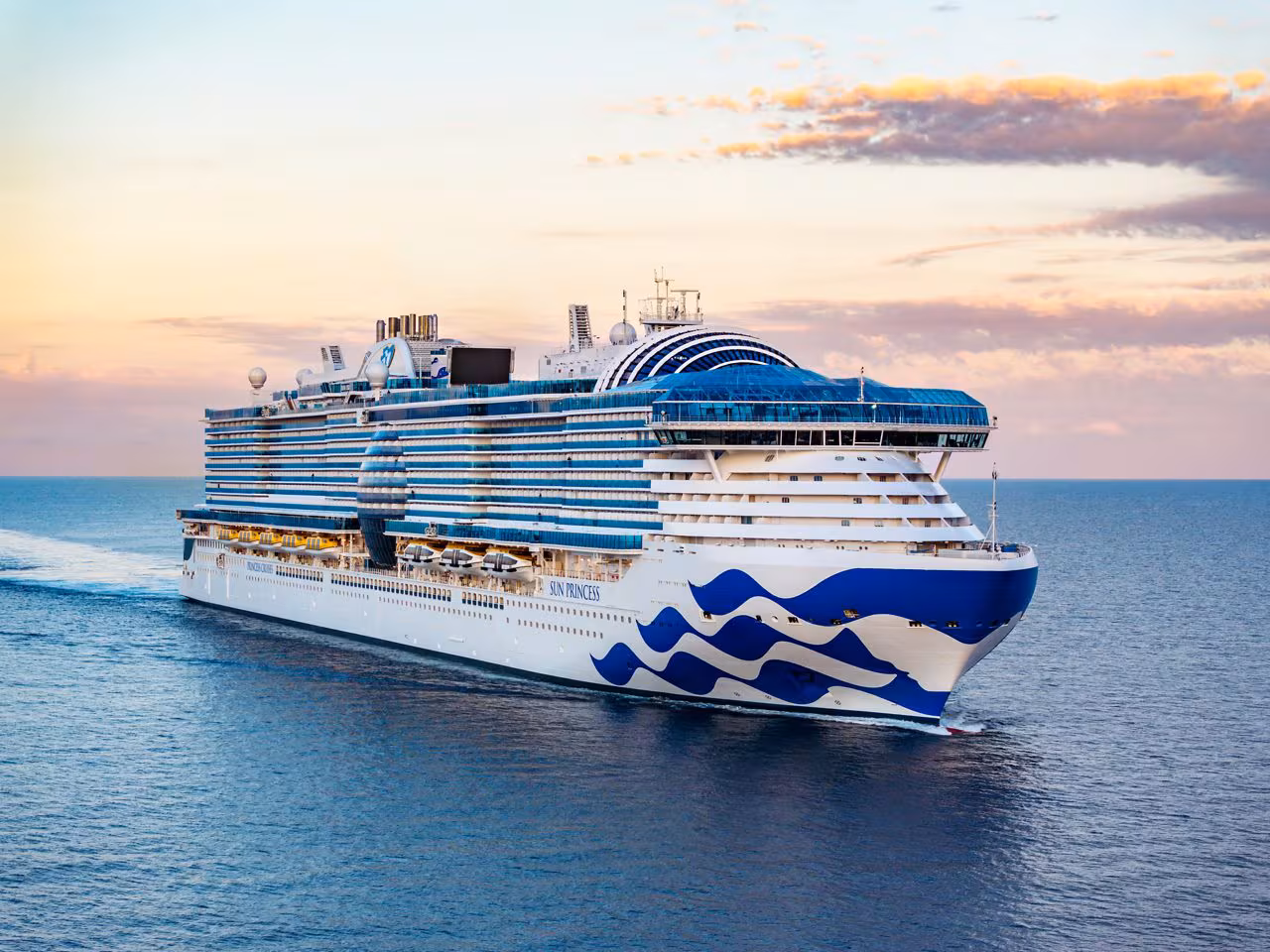 Princess Cruises ship at sea