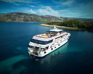 Riviera Travel Cruises ship at sea