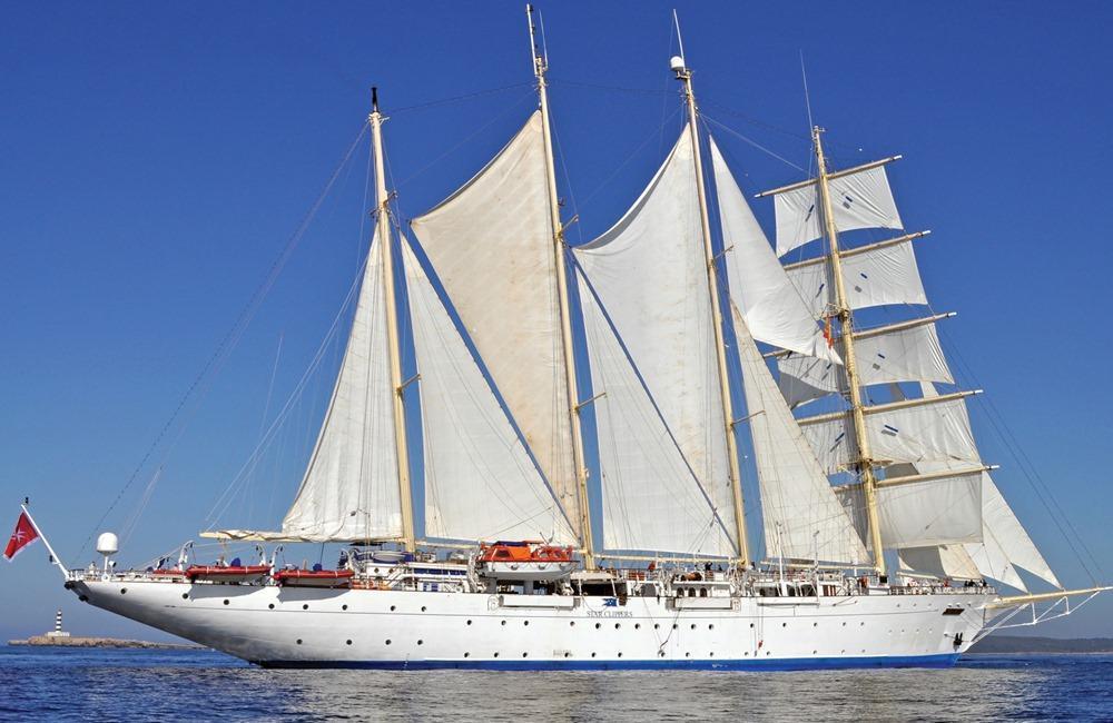 Star Clippers Cruises ship at sea