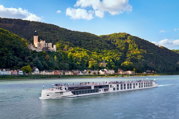 Uniworld River Cruises ship at sea