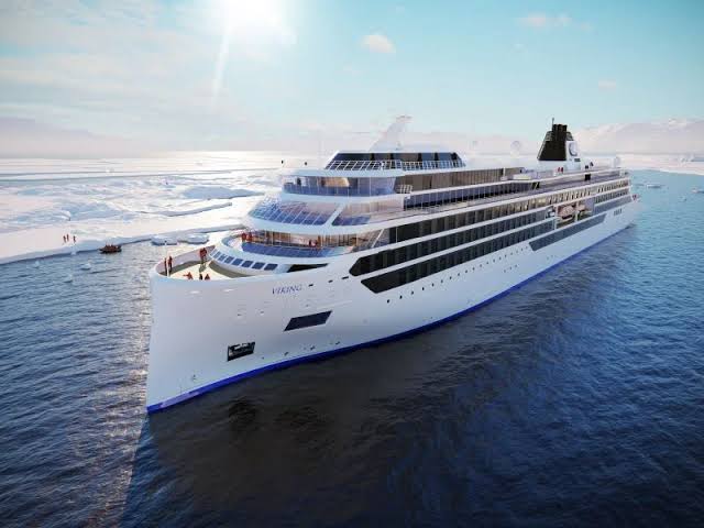 Viking Cruises ship at sea